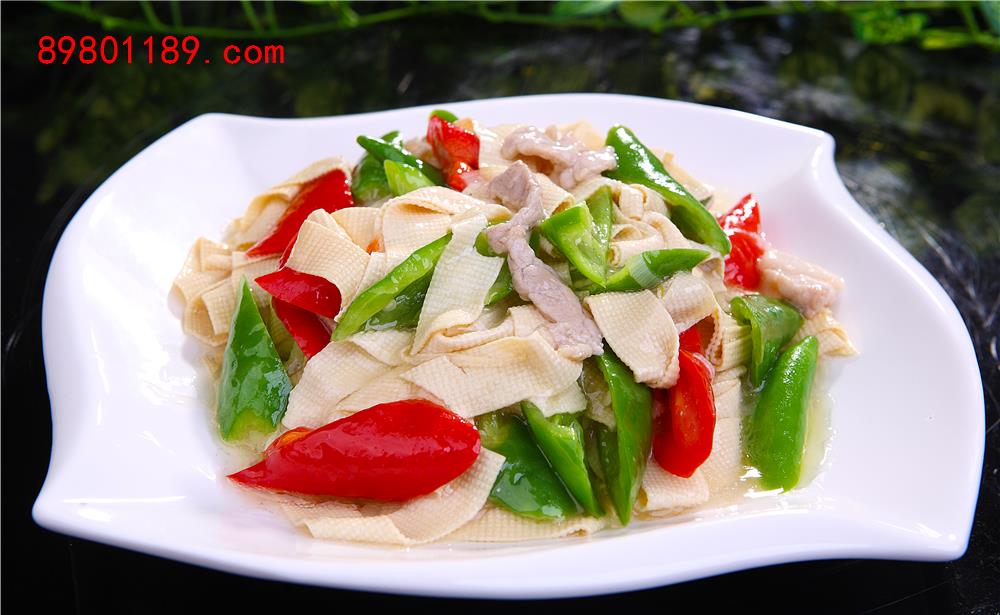 尖椒干豆腐